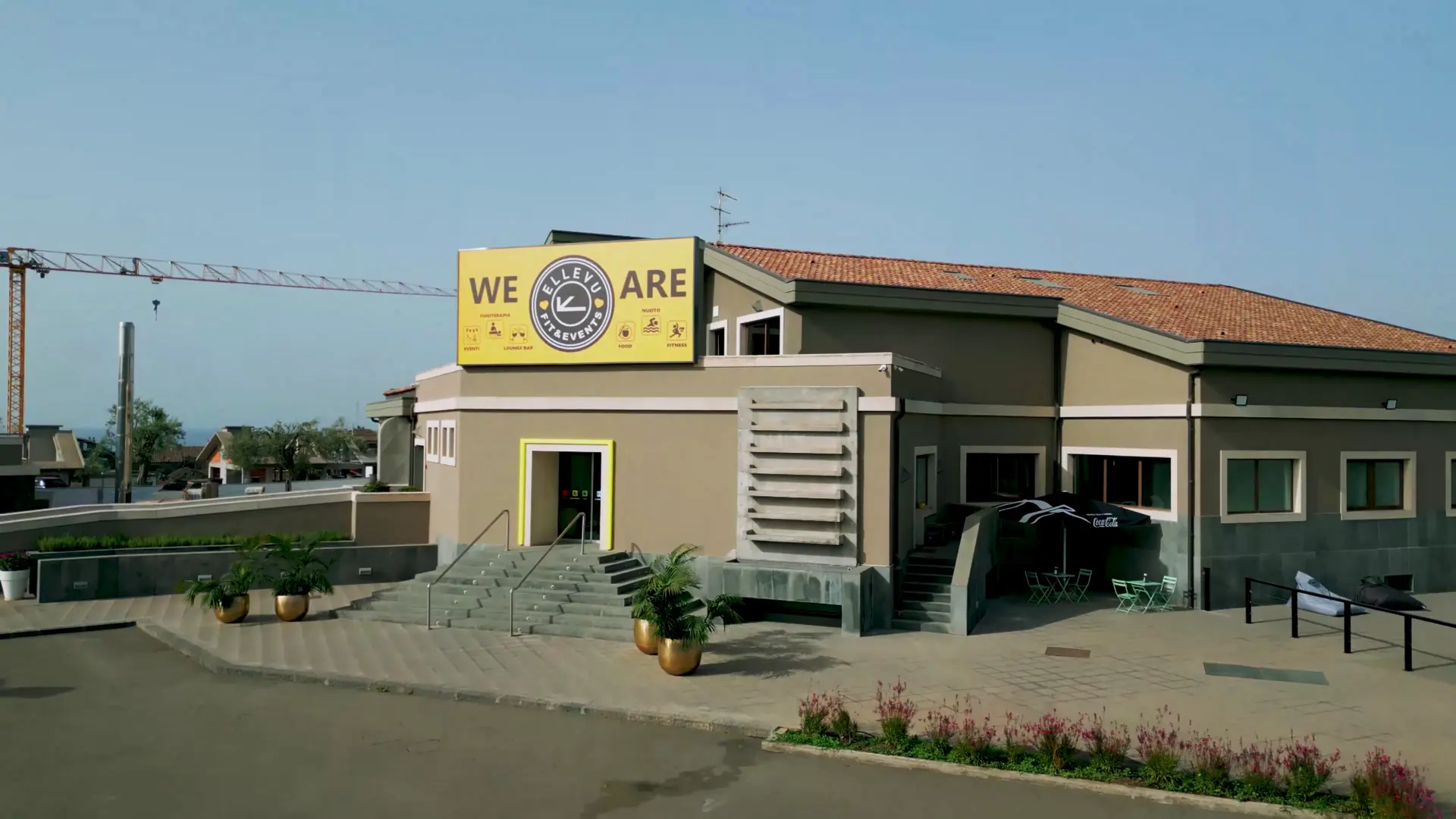 Facciata principale della proprietà
